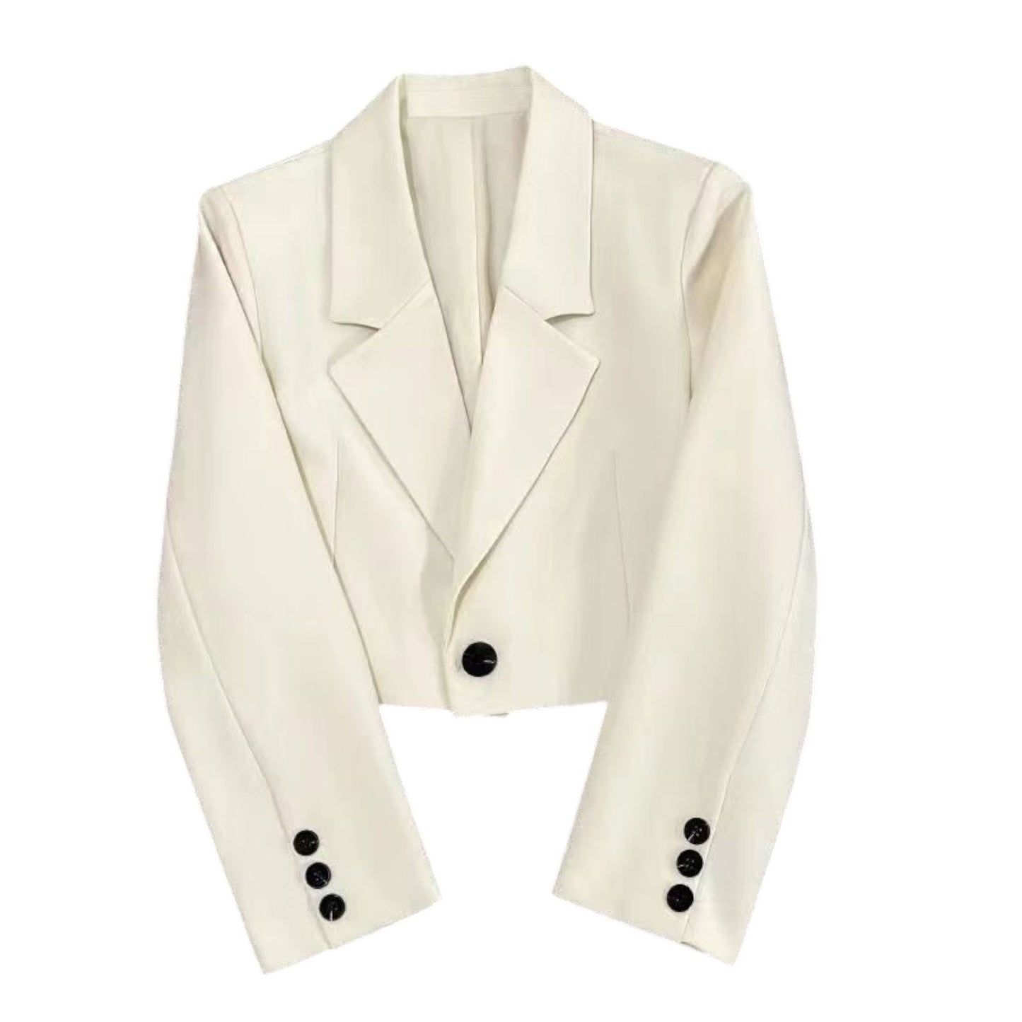 Pearl Edge Cropped Blazer