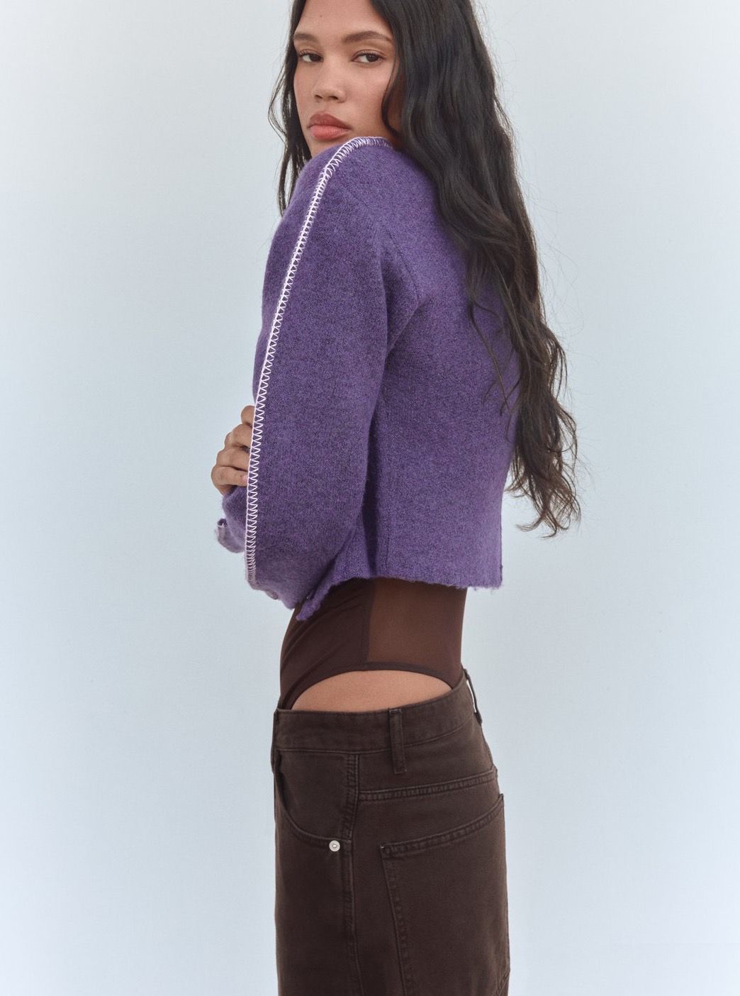 Violet Bale Strickjacke